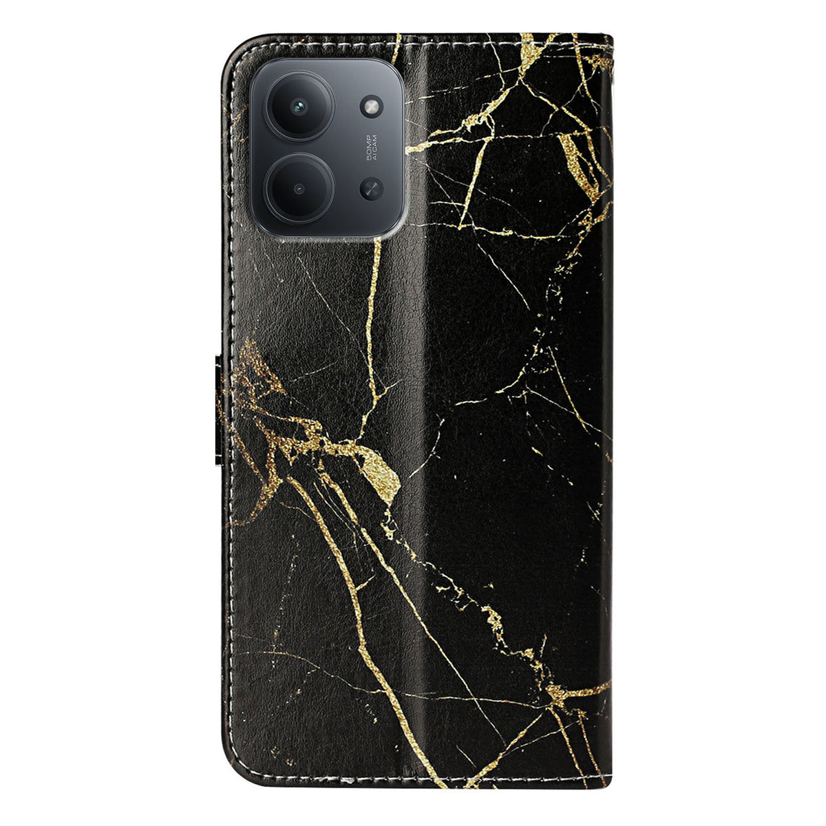 For Xiaomi Redmi 15C 4G (Global) (171mm) Stand Case Marble Painted Folio Flip Leather Wallet Phone Cover