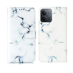 For Xiaomi Redmi 15C 4G (Global) (171mm) Stand Case Marble Painted Folio Flip Leather Wallet Phone Cover
