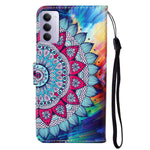 For Xiaomi Redmi 15 5G (EU) (171mm) / Xiaomi Redmi 15 4G (EU) (171mm) Case Pattern Leather Wallet Phone Cover with Strap
