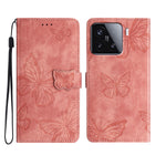 For Xiaomi 15T Pro Case Butterfly Design Flip Wallet Leather Phone Cover Skin-Touch