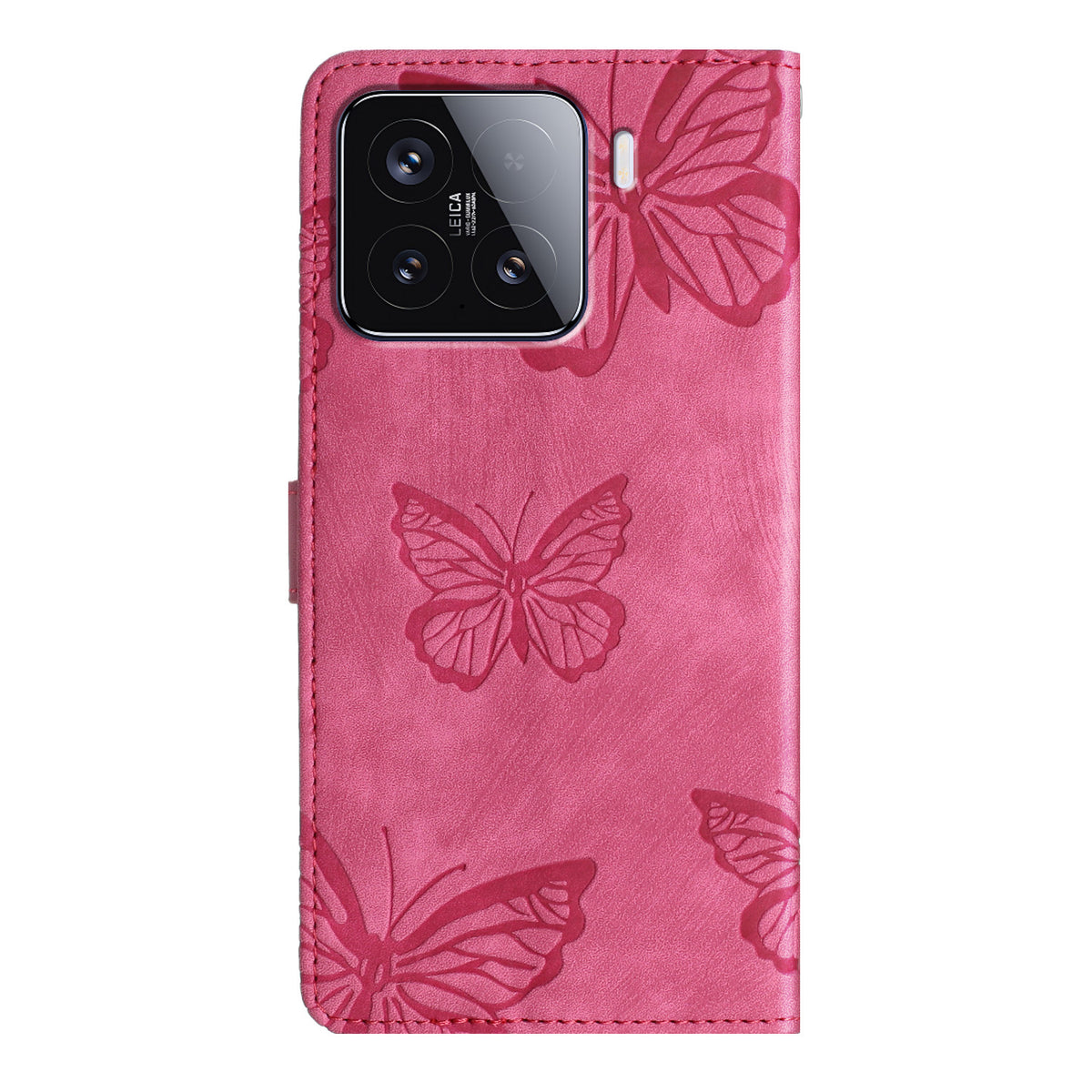 For Xiaomi 15T Pro Case Butterfly Design Flip Wallet Leather Phone Cover Skin-Touch