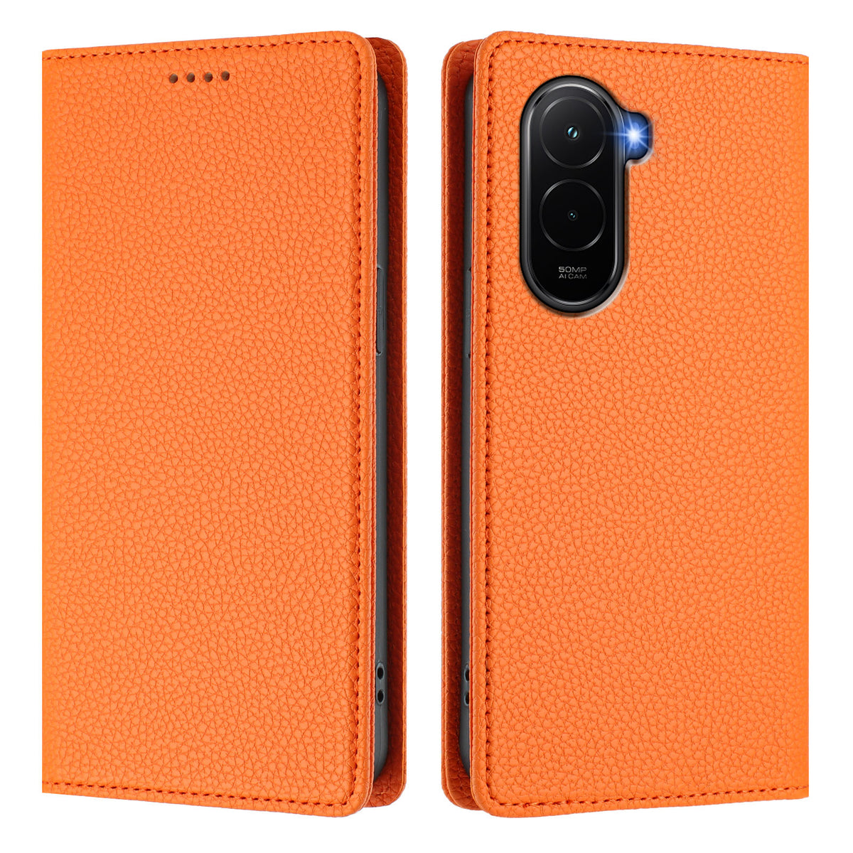 For Xiaomi Poco M7 Plus 5G / M7 4G (169mm) Wallet Case RFID Blocking Litchi Texture Leather Mobile Cover