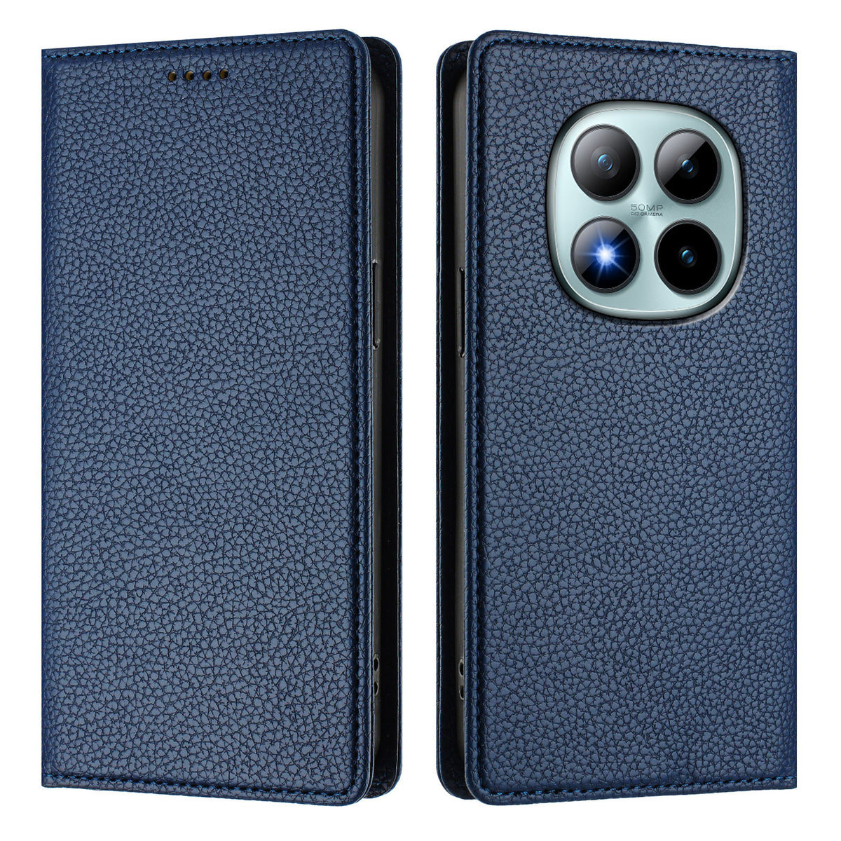 For Xiaomi Poco M8 Pro 5G / Redmi Note 15 Pro+ 5G (Global) Wallet Case RFID Blocking Litchi Texture Leather Mobile Cover