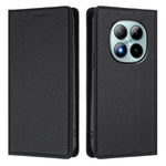 For Xiaomi Poco M8 Pro 5G / Redmi Note 15 Pro+ 5G (Global) Wallet Case RFID Blocking Litchi Texture Leather Mobile Cover
