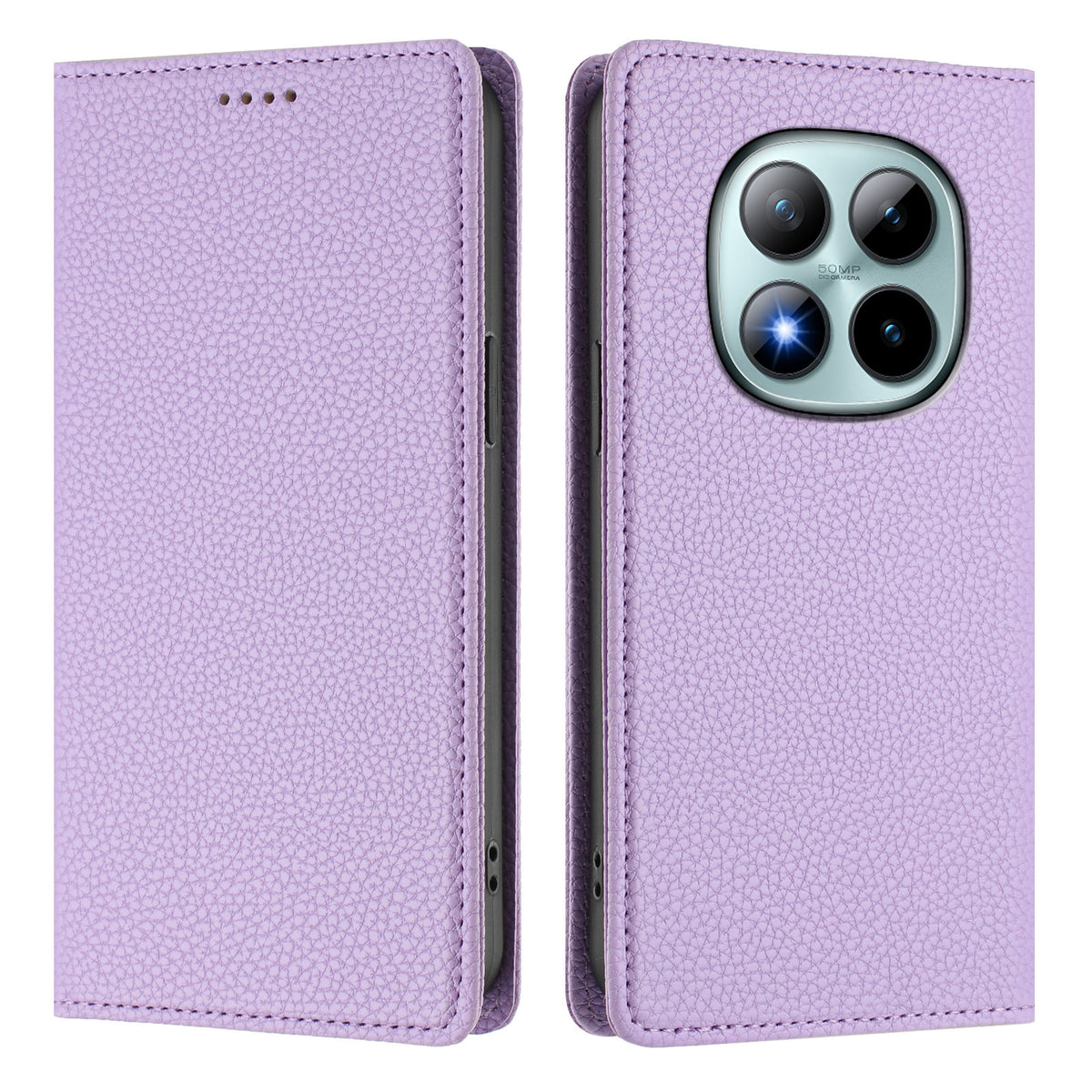 For Xiaomi Poco M8 Pro 5G / Redmi Note 15 Pro+ 5G (Global) Wallet Case RFID Blocking Litchi Texture Leather Mobile Cover