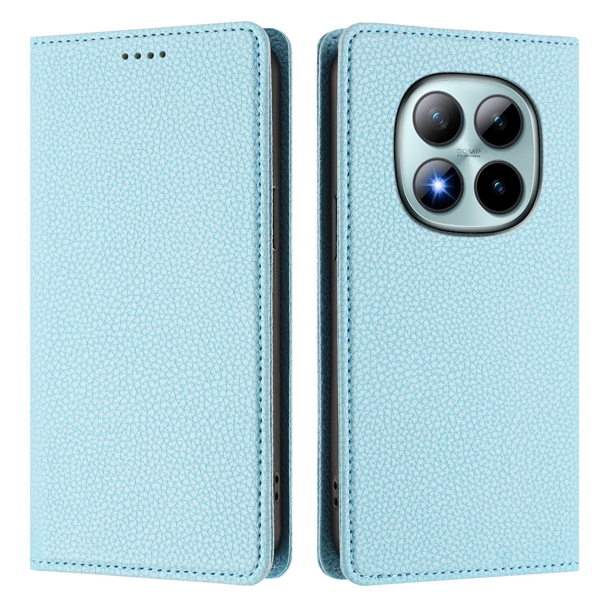 For Xiaomi Poco M8 Pro 5G / Redmi Note 15 Pro+ 5G (Global) Wallet Case RFID Blocking Litchi Texture Leather Mobile Cover