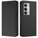 For Xiaomi Redmi 15 4G (EU) (171mm) Leather Case RINACASIS RC01 Phone Cover with RFID Blocking Wallet Stand