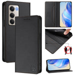 For Xiaomi Redmi 15 4G (EU) (171mm) Leather Case RINACASIS RC01 Phone Cover with RFID Blocking Wallet Stand