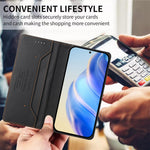 For Xiaomi Poco M7 Plus 5G / M7 4G (169mm) Leather Case RINACASIS RC01 Phone Cover with RFID Blocking Wallet Stand