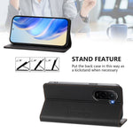 For Xiaomi Poco M7 Plus 5G / M7 4G (169mm) Leather Case RINACASIS RC01 Phone Cover with RFID Blocking Wallet Stand