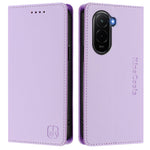 For Xiaomi Poco M7 Plus 5G / M7 4G (169mm) Leather Case RINACASIS RC01 Phone Cover with RFID Blocking Wallet Stand