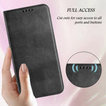 For Xiaomi Poco M7 Plus 5G / M7 4G (169mm) Wallet Cases Retro Texture RFID Blocking Leather Phone Cover