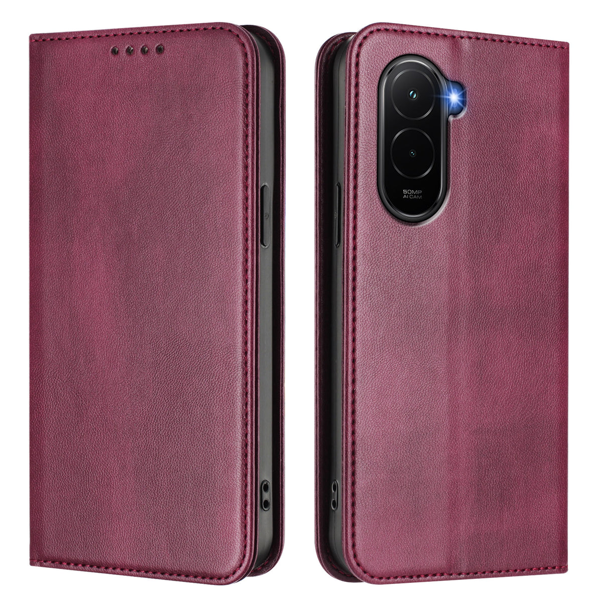 For Xiaomi Poco M7 Plus 5G / M7 4G (169mm) Wallet Cases Retro Texture RFID Blocking Leather Phone Cover