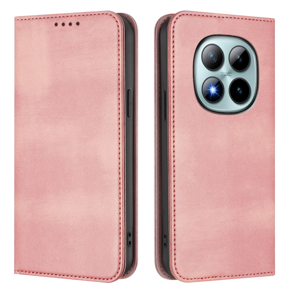 For Xiaomi Poco M8 Pro 5G / Redmi Note 15 Pro+ 5G (Global) Wallet Cases Retro Texture RFID Blocking Leather Phone Cover