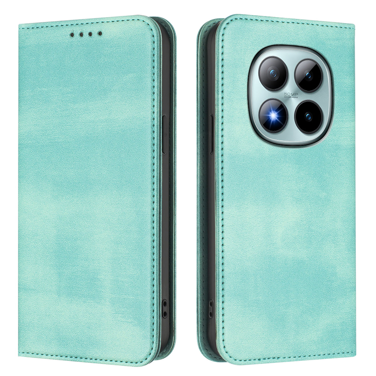 For Xiaomi Poco M8 Pro 5G / Redmi Note 15 Pro+ 5G (Global) Wallet Cases Retro Texture RFID Blocking Leather Phone Cover