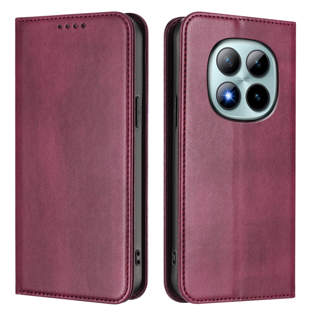 For Xiaomi Poco M8 Pro 5G / Redmi Note 15 Pro+ 5G (Global) Wallet Cases Retro Texture RFID Blocking Leather Phone Cover
