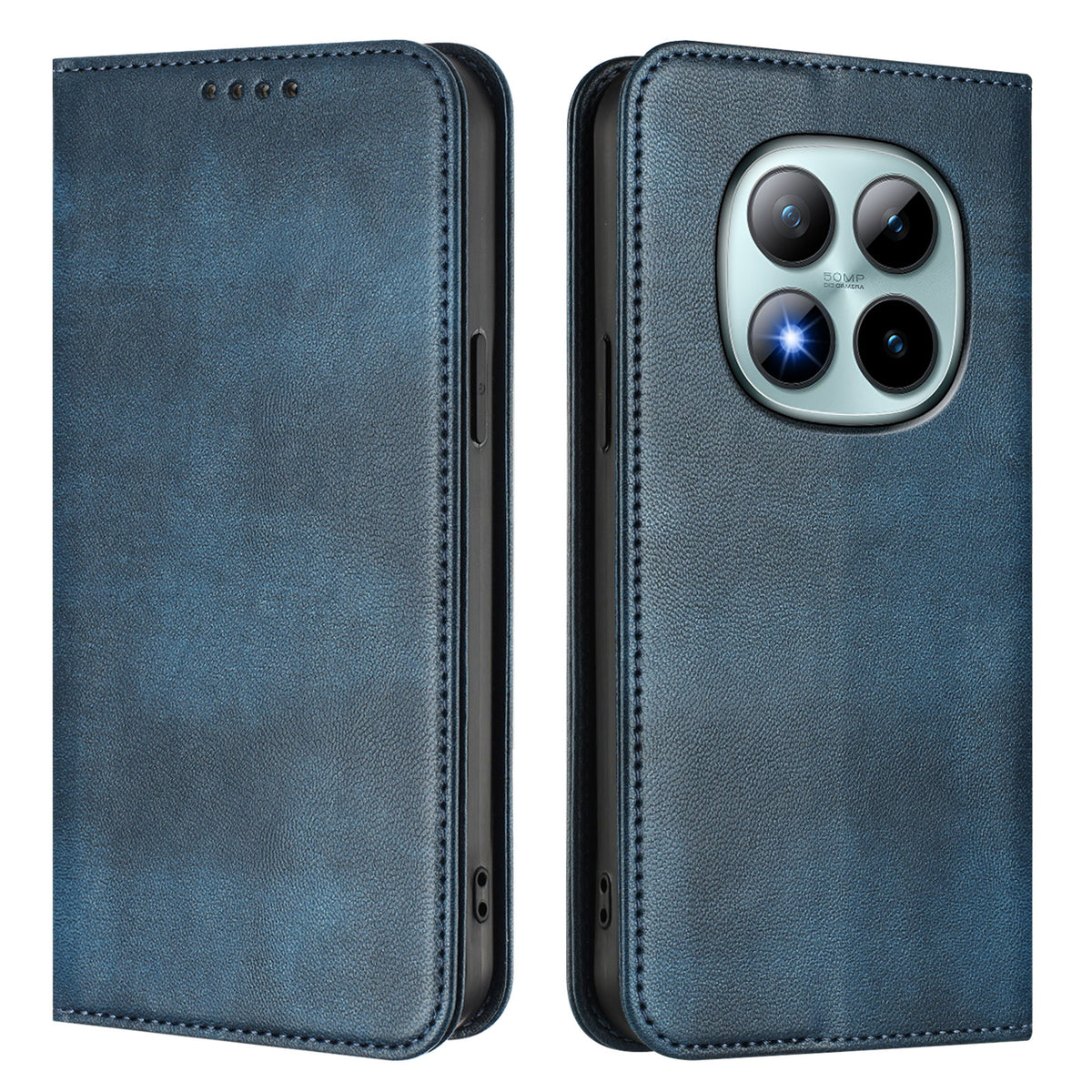 For Xiaomi Poco M8 Pro 5G / Redmi Note 15 Pro+ 5G (Global) Wallet Cases Retro Texture RFID Blocking Leather Phone Cover