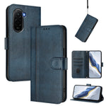 For Xiaomi Poco M7 Plus 5G / M7 4G (169mm) Cases Wallet Stand Retro Texture Leather Phone Cover with Lanyard