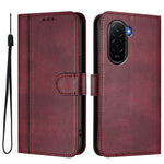 For Xiaomi Poco M7 Plus 5G / M7 4G (169mm) Cases Wallet Stand Retro Texture Leather Phone Cover with Lanyard