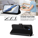 For Xiaomi Poco M7 Plus 5G / M7 4G (169mm) Leather Case Wallet Stand Phone Cover with Wrist Strap