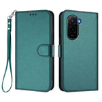 For Xiaomi Poco M7 Plus 5G / M7 4G (169mm) Leather Case Wallet Stand Phone Cover with Wrist Strap