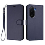 For Xiaomi Poco M7 Plus 5G / M7 4G (169mm) Leather Case Wallet Stand Phone Cover with Wrist Strap