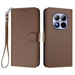 For Xiaomi Redmi Note 15 Pro 5G (Global) Leather Case Wallet Stand Phone Cover with Wrist Strap