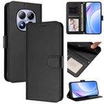 For Xiaomi Redmi Note 15 Pro 5G (Global) Wallet Case RFID Blocking Calf Texture Leather Stand Phone Cover with Strap