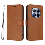 For Xiaomi Redmi Note 15 Pro 5G (Global) Wallet Case RFID Blocking Calf Texture Leather Stand Phone Cover with Strap