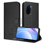 For Xiaomi Poco M7 Plus 5G / M7 4G (169mm) Case Panda Imprint RFID Blocking Wallet Leather Phone Cover with Wrist Strap
