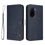 For Xiaomi Poco M7 Plus 5G / M7 4G (169mm) Case Panda Imprint RFID Blocking Wallet Leather Phone Cover with Wrist Strap