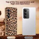 For Xiaomi Redmi 15 4G (EU) (171mm) Case Leopard Print PU Leather Coated PC + TPU Electroplating Phone Cover