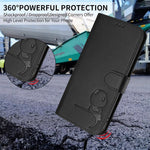 For Xiaomi Redmi 15 4G (EU) (171mm) Case Panda Imprint RFID Blocking Wallet Leather Phone Cover with Wrist Strap