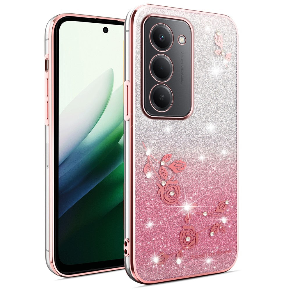 KADEM For Xiaomi Redmi 15 4G (EU) (171mm) Case Flower TPU Flexible Gradient Phone Cover
