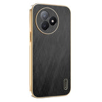 KADEM For Xiaomi Redmi K80 Ultra 5G Case Electroplating Silk Texture PU + TPU Phone Back Cover