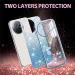 KADEM For Xiaomi Redmi K80 Ultra 5G Case Flower TPU Flexible Gradient Phone Cover
