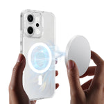 For Oppo Reno14 Pro 5G (Global) Clear Phone Magnetic Case TPU+Acrylic Back Cover