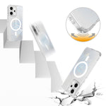 For Oppo Reno14 Pro 5G (Global) Clear Phone Magnetic Case TPU+Acrylic Back Cover