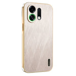 KADEM For Oppo K13 Turbo Pro 5G / K13 Turbo 5G Case Electroplating Silk Texture PU + TPU Phone Back Cover