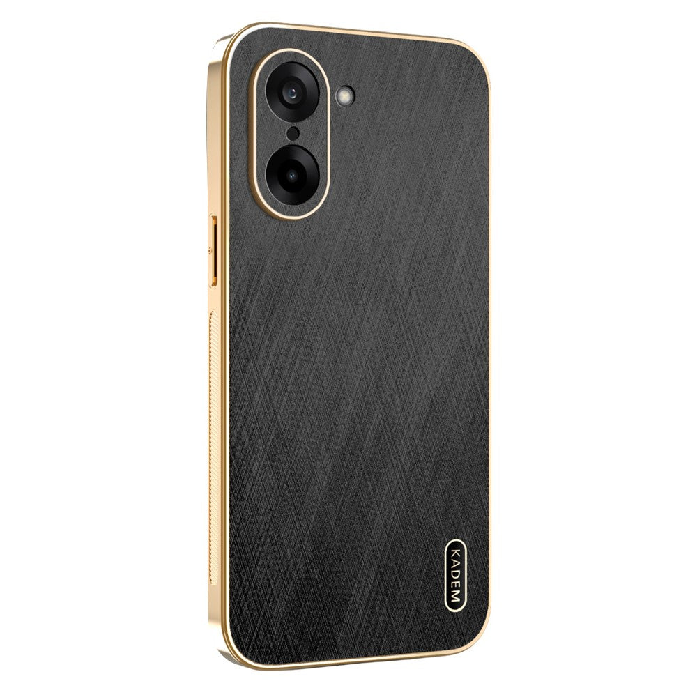 KADEM För OnePlus Ace 5 Ultra 5G / Nord 5 5G Skal Galvaniserad Sidenstruktur PU + TPU mobil Baksida