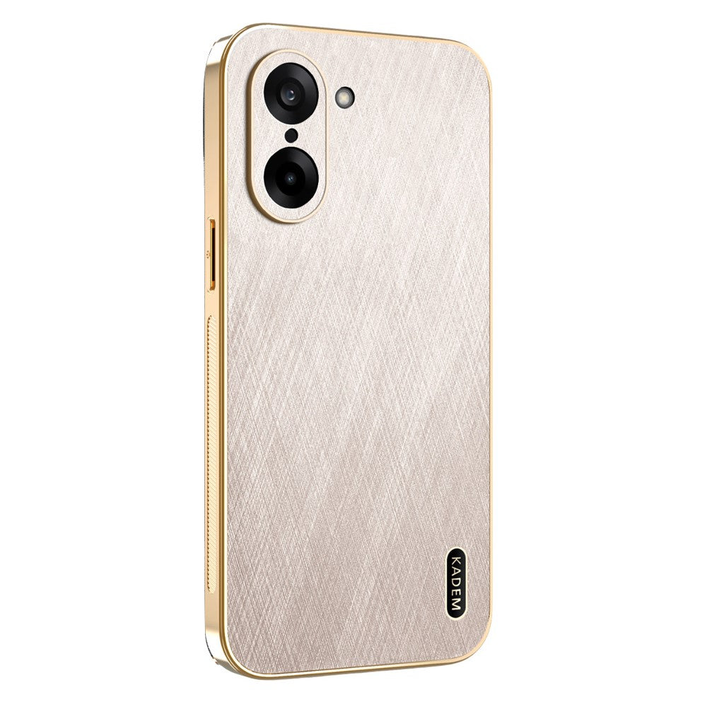 KADEM För OnePlus Ace 5 Ultra 5G / Nord 5 5G Skal Galvaniserad Sidenstruktur PU + TPU mobil Baksida