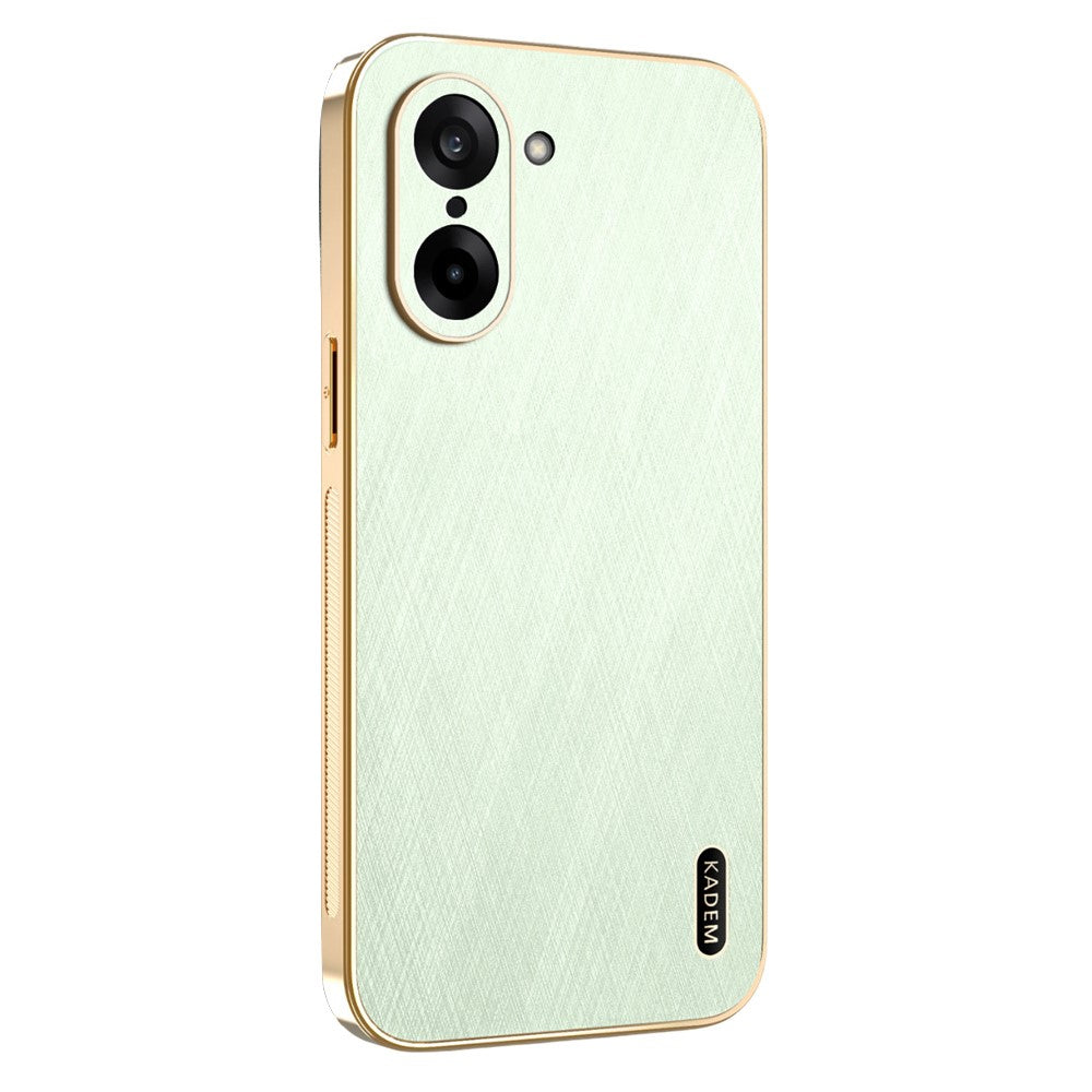 KADEM För OnePlus Ace 5 Ultra 5G / Nord 5 5G Skal Galvaniserad Sidenstruktur PU + TPU mobil Baksida