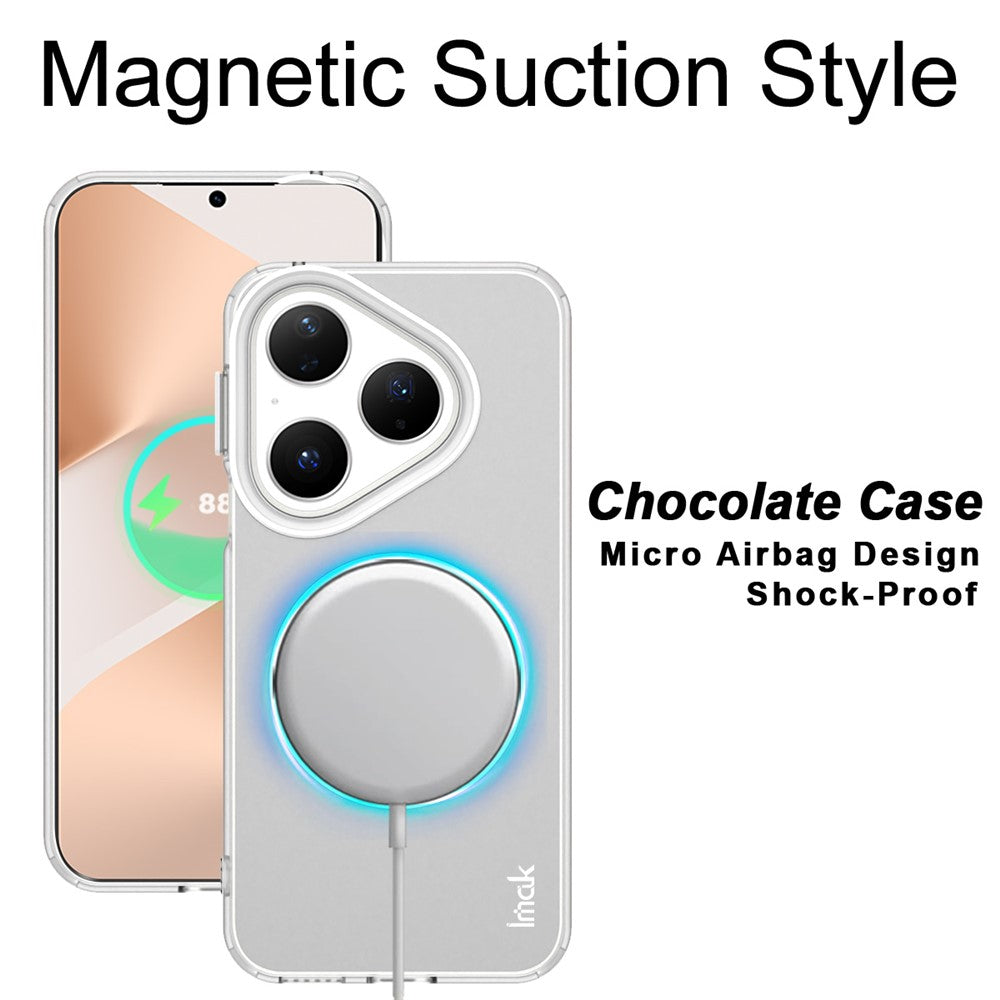 IMAK For Huawei Pura 80 Magnetic Case PC + TPU Protective Phone Back Cover
