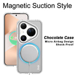 IMAK For Huawei Pura 80 Ultra Magnetic Case PC + TPU Protective Phone Back Cover