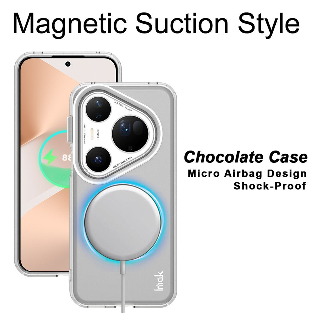 IMAK For Huawei Pura 80 Ultra Magnetic Case PC + TPU Protective Phone Back Cover