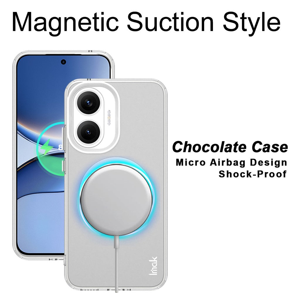 IMAK For Xiaomi Redmi Turbo 4 Pro 5G / Poco F7 5G Magnetic Case PC + TPU Protective Phone Back Cover