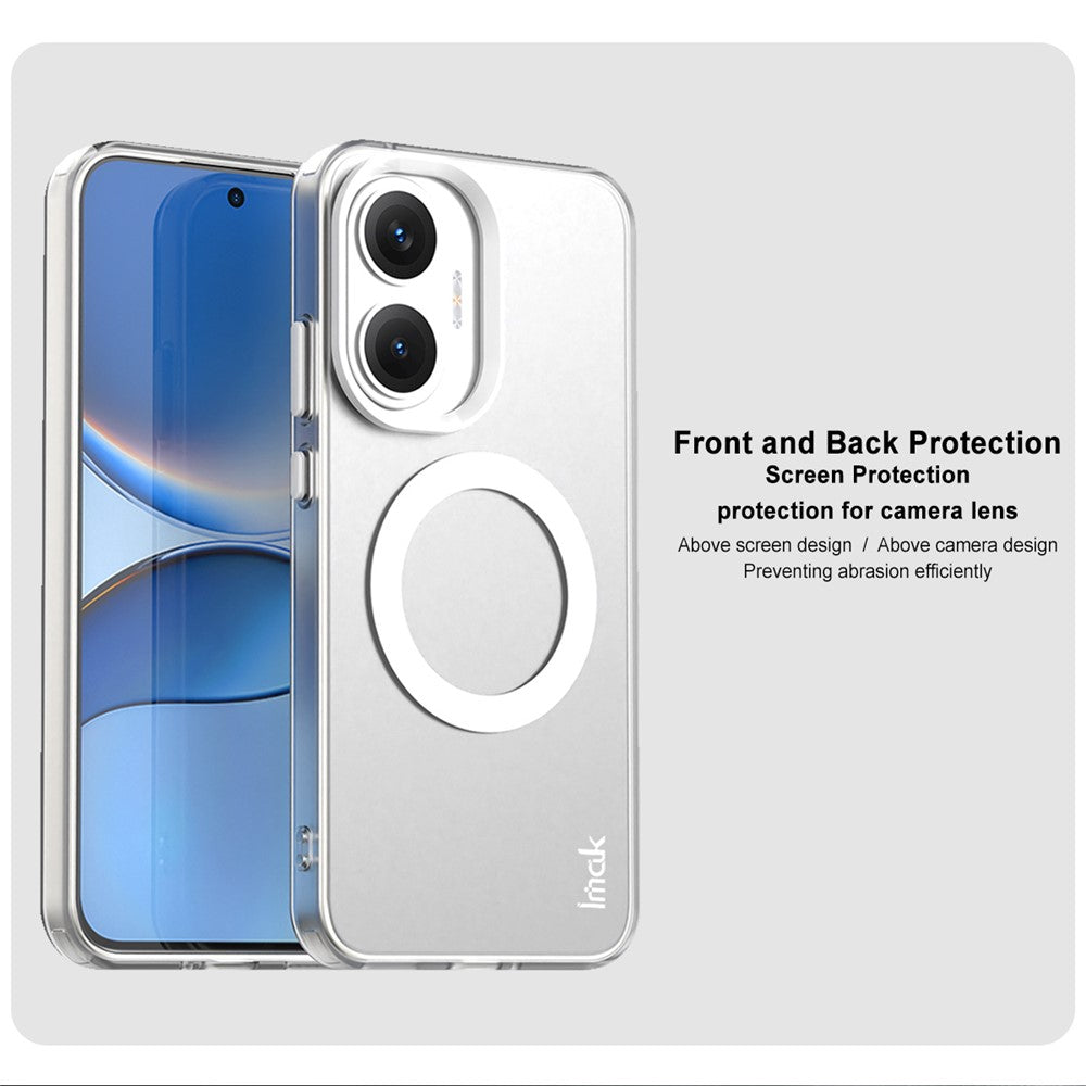 IMAK For Xiaomi Redmi Turbo 4 Pro 5G / Poco F7 5G Magnetic Case PC + TPU Protective Phone Back Cover