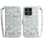 For Xiaomi 15T Case Pattern Printing Leather Wallet Phone Cover with Wrist Strap