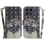 For Xiaomi 15T Case Pattern Printing Leather Wallet Phone Cover with Wrist Strap