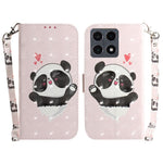 For Xiaomi 15T Case Pattern Printing Leather Wallet Phone Cover with Wrist Strap